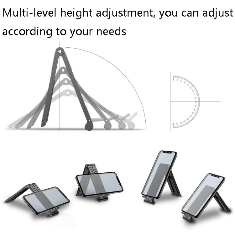 Lisslune | Oatsbasf 03040 Metal Mini Notebook Stand Aluminum Alloy Computer Cooling Folding Holder (Gray)