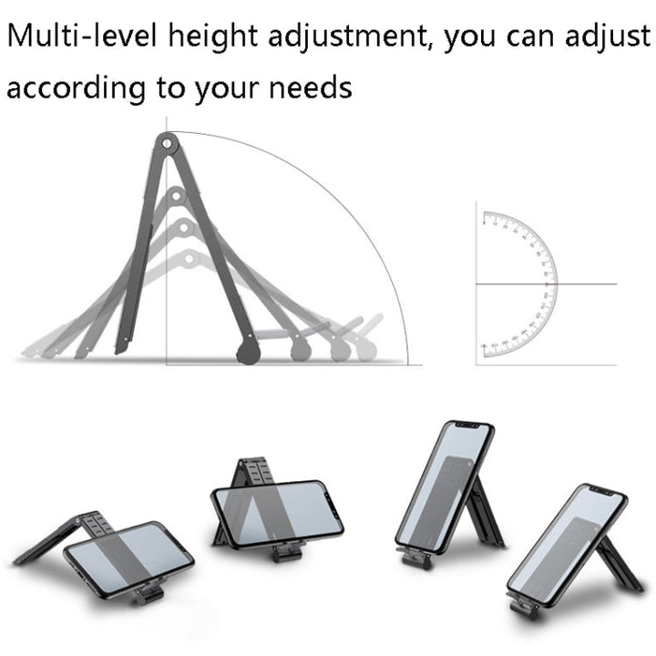 Lisslune | Oatsbasf 03040 Metal Mini Notebook Stand Aluminum Alloy Computer Cooling Folding Holder (Gray)