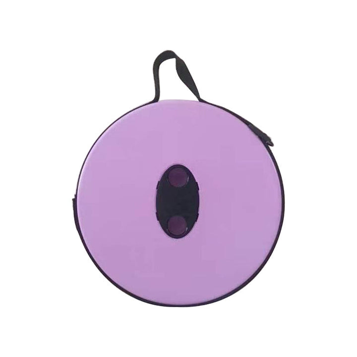 Lisslune | Outdoor Portable Folding Telescopic Plastic Stool Camping Fishing Garden Stool (Purple)