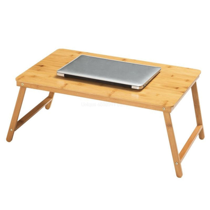 Lisslune | Nanzhu Folding Computer Table Bed Card Slot Laptop Table Simple Lazy Lift Computer Desk, Size: Medium 54cm (No drawers and no fans)