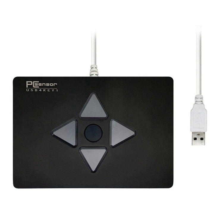 Lisslune | 4 Keys Medical Devices Testing Custom One-Key Combination Keyboard, Cable Length: 1.5 m (Black)