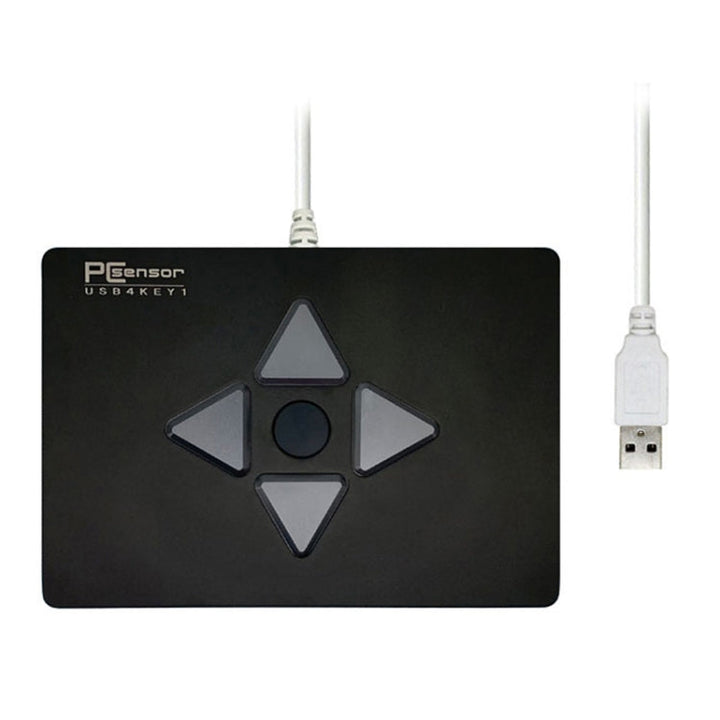 Lisslune | 4 Keys Medical Devices Testing Custom One-Key Combination Keyboard, Cable Length: 1.5 m (Black)