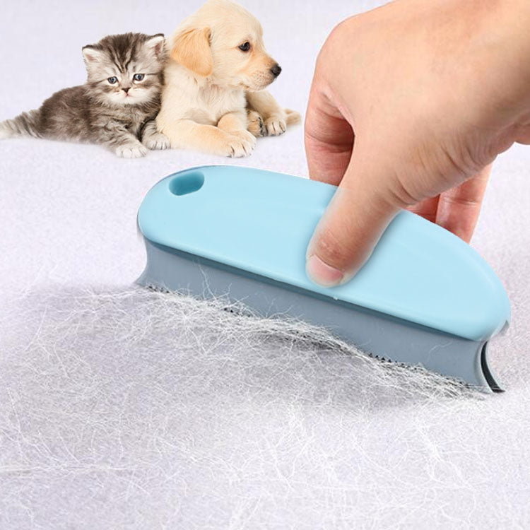 Multifunctional Pet Dog Cat Hair Cleaning Brush Cleaner (Light Blue)