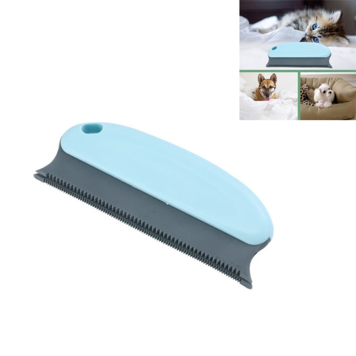 Multifunctional Pet Dog Cat Hair Cleaning Brush Cleaner (Light Blue)