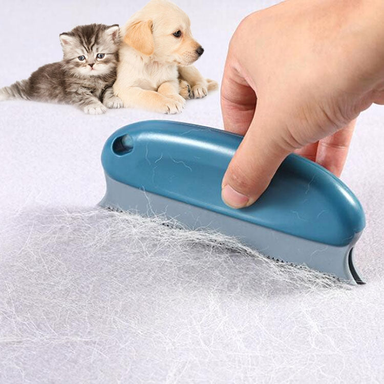 Multifunctional Pet Dog Cat Hair Cleaning Brush Cleaner (Dark Blue)