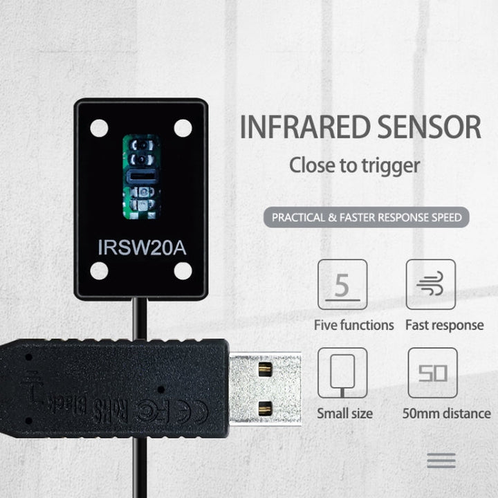Lisslune | Pcsensor IRSW20A USB switch Programmable keyboard mouse Automatic scanner proximity sensor