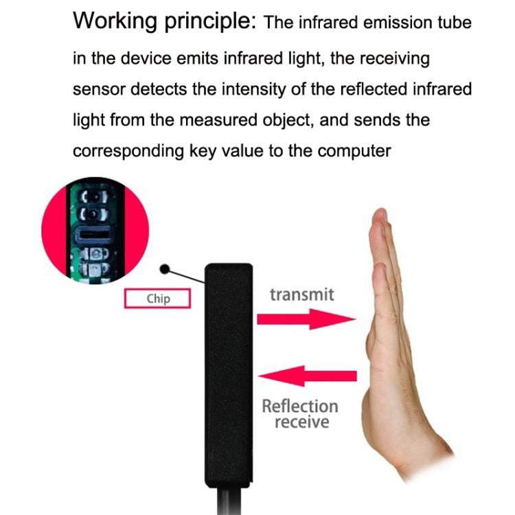 Lisslune | Pcsensor IRSW20A USB switch Programmable keyboard mouse Automatic scanner proximity sensor