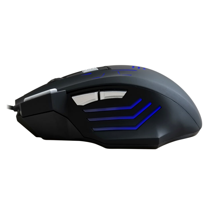 Lisslune | MOS7 7 Keys One-Click Combination Custom Key Combinations Gaming Mice, Cable Length: 2m (Black)