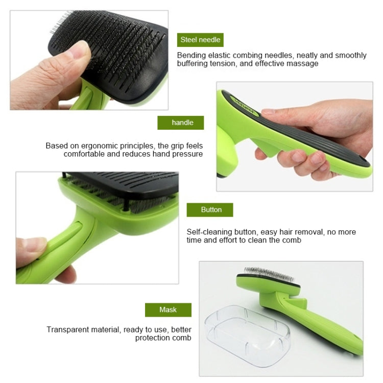 Hair Removal Comb Automatic Hair Removal Brush Dog Hair Care Comb Cleaning Supplies