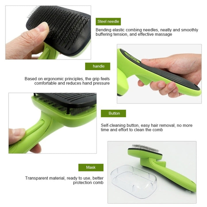 Hair Removal Comb Automatic Hair Removal Brush Dog Hair Care Comb Cleaning Supplies