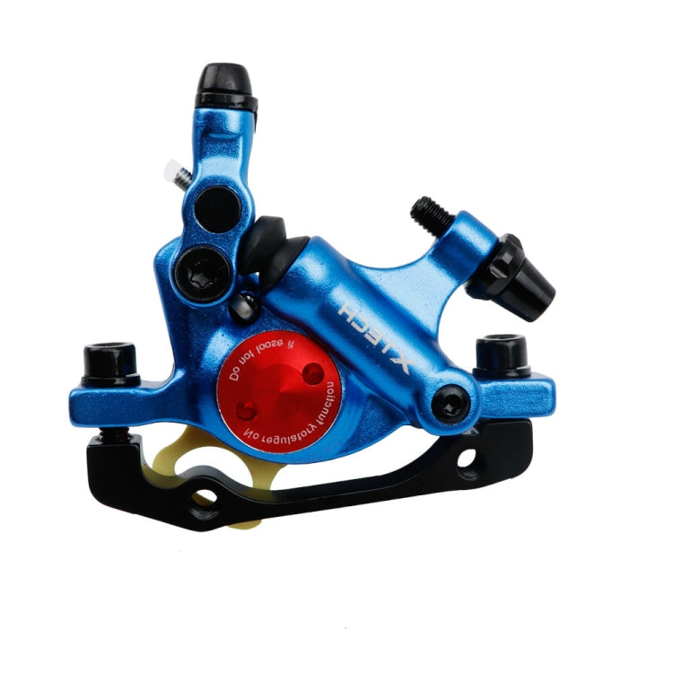 Lisslune | ZOOM HB100 Mountain Bike Hydraulic Brake Caliper Folding Bike Cable Actuated Hydraulic Disc Brake Caliper, Style: Front (Blue)