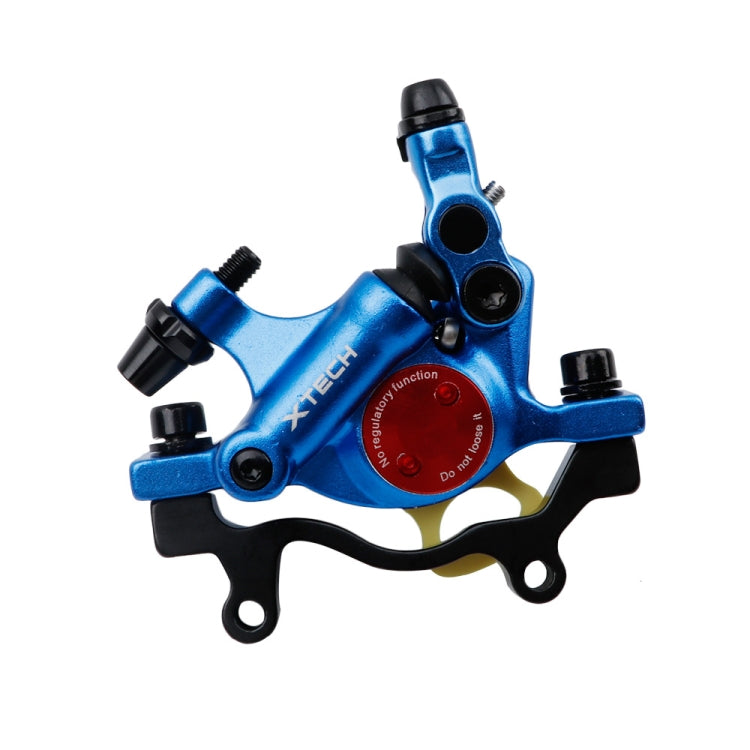 Lisslune | ZOOM HB100 Mountain Bike Hydraulic Brake Caliper Folding Bike Cable Pull Hydraulic Disc Brake Caliper, Style: Rear(Blue)