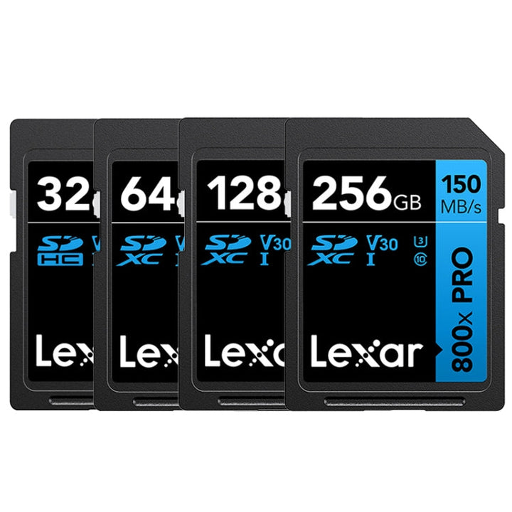 Lisslune | Lexar SD-800X Pro High-Speed SD Card SLR Camera Memory Card, Capacity: 256GB