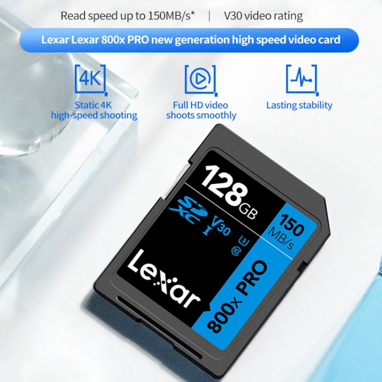 Lisslune | Lexar SD-800X Pro High-Speed SD Card SLR Camera Memory Card, Capacity: 256GB