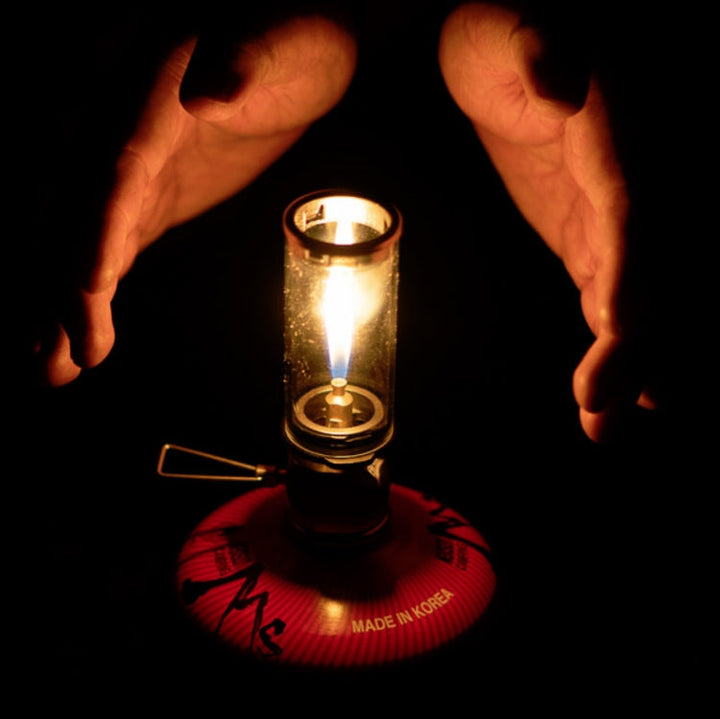 Lisslune | BRS-55 Outdoor Camping Lighting Mini Steam Light Tent Gas Coreless Candle Light
