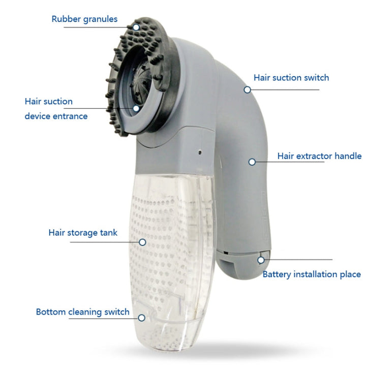 Pet Hair Vacuum Cleaner Electric Massage Cleaning Vacuum Pet Hair Attachment