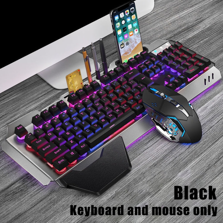 Lisslune | K680 Rechargeable Wireless Keyboard and Mouse Set (Black Mixed Color)