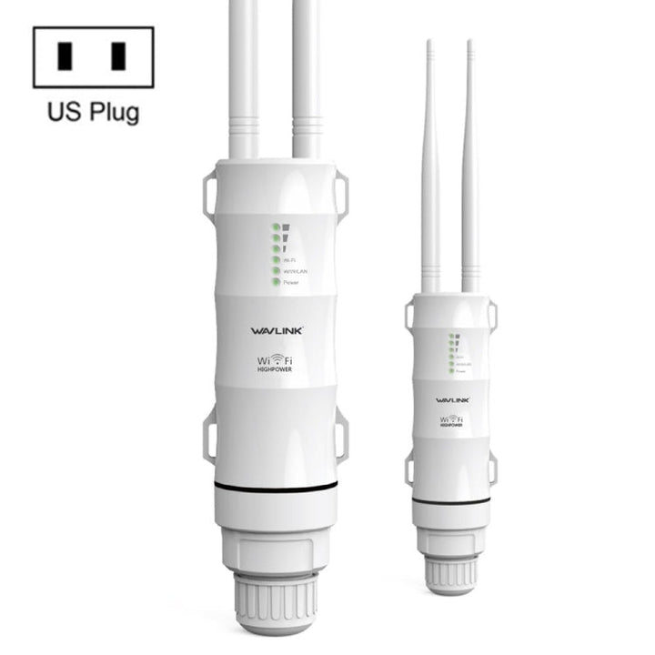 Lisslune | WAVLINK AC600 AP 2.4G/5G Dual Frequency Outdoor High Power Repeater, Plug Type: US Plug