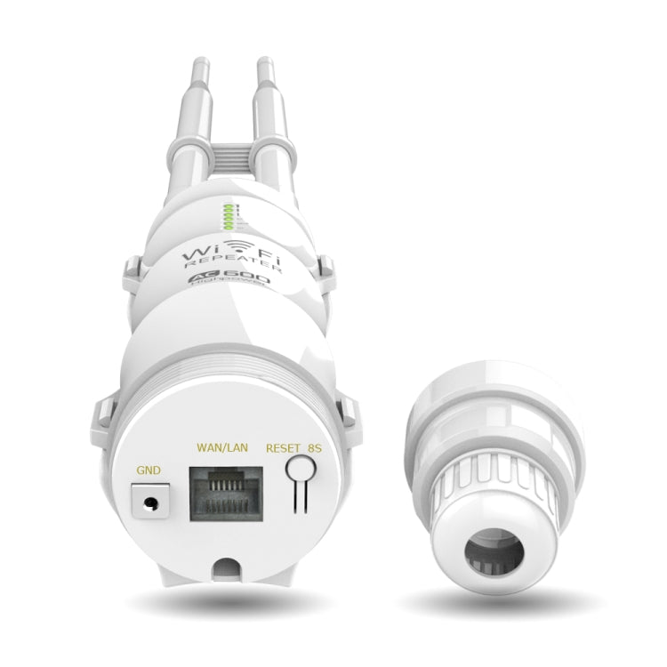 Lisslune | WAVLINK AC600 AP 2.4G/5G Dual Frequency Outdoor High Power Repeater, Plug Type: US Plug
