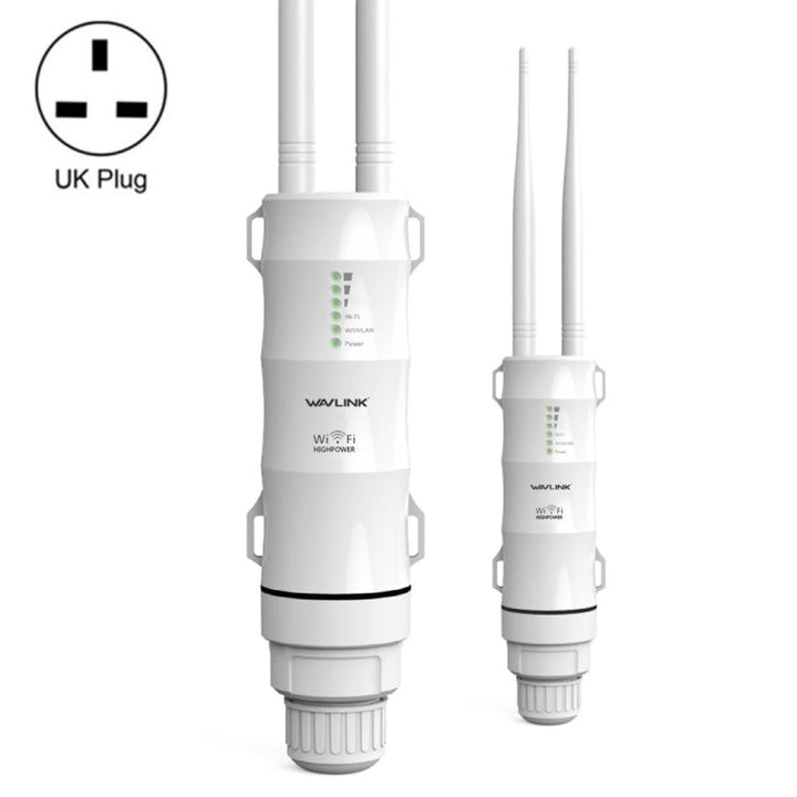 Lisslune | WAVLINK AC600 AP 2.4G/5G Dual Frequency Outdoor High Power Repeater, Plug Type: UK Plug
