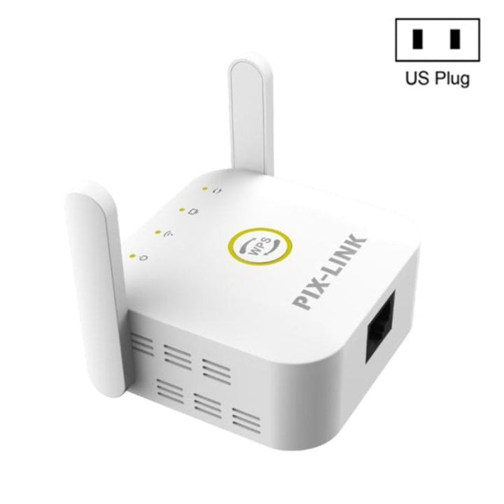 Lisslune | PIX-LINK WR22 300Mbps WLAN Signal Booster Enhancer, Plug Type: US Plug (White)