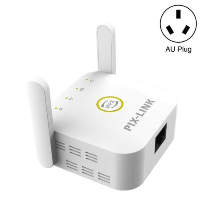 Lisslune | PIX-LINK WR22 300Mbps Wifi Wireless Signal Amplification Extension, Plug Type: AU Plug (White)