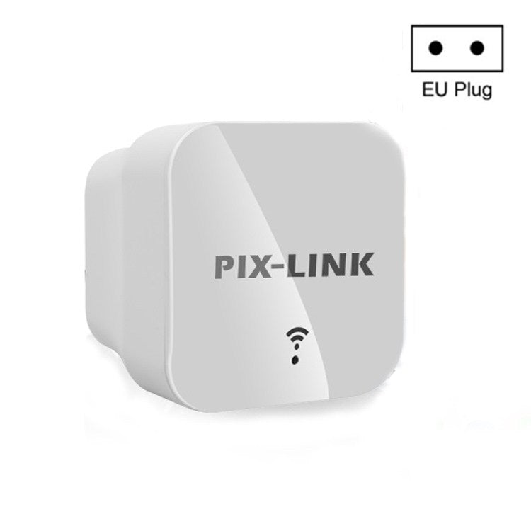 Lisslune | PIXLINK WR12 300Mbps WIFI Signal Booster Improved Repeater, Plug Type: EU Plug