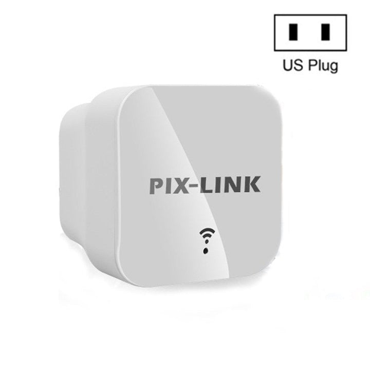 Lisslune | PIXLINK WR12 300Mbps WIFI Signal Boost Improved Repeater, Plug type: US Plug