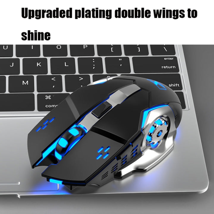 Lisslune | K680 RGB Rechargeable Gaming Wireless Keyboard and Mouse Set (Black)