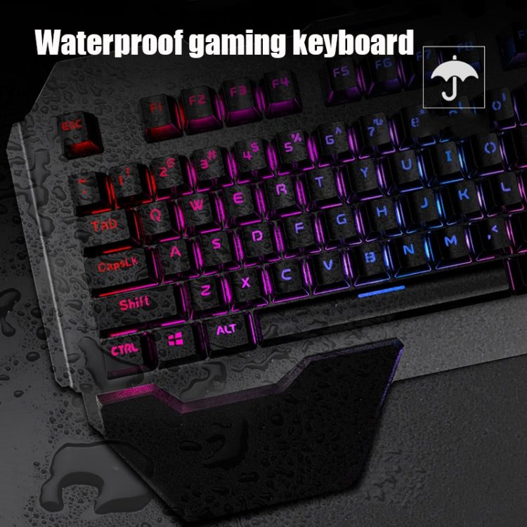 Lisslune | K680 RGB Rechargeable Gaming Wireless Keyboard and Mouse Set (Black)