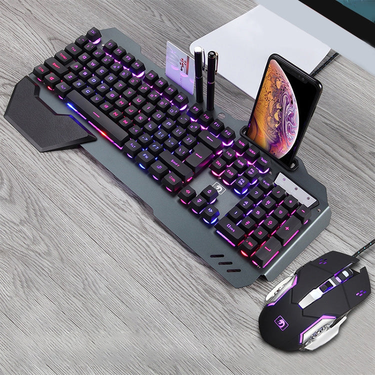 Lisslune | 618 Internet Cafe Game Manipulator Keyboard and Mouse Set, Cable Length: 1.6m (Black)