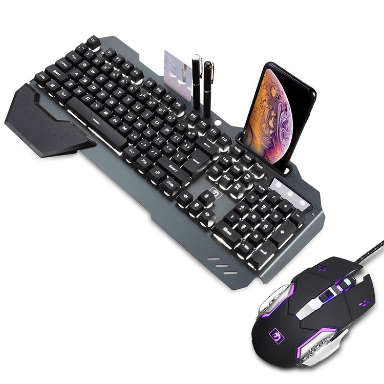 Lisslune | 618 Internet Cafe Game Manipulator Keyboard and Mouse Set, Cable Length: 1.6m (Black)