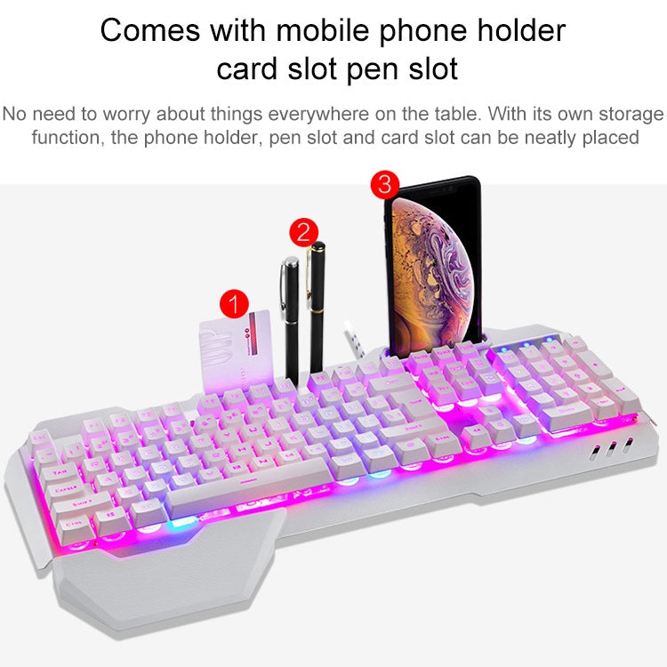 Lisslune | 618 Internet Cafe Game Manipulator Keyboard and Mouse Set, Cable Length: 1.6m (Black)