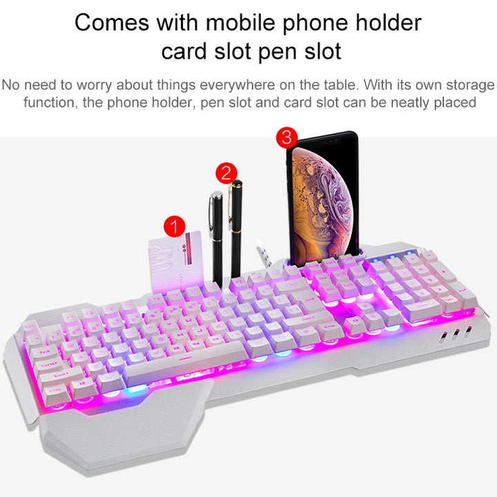 Lisslune | 618 Internet Cafe Game Manipulator Keyboard and Mouse Set, Cable Length: 1.6m (Black)