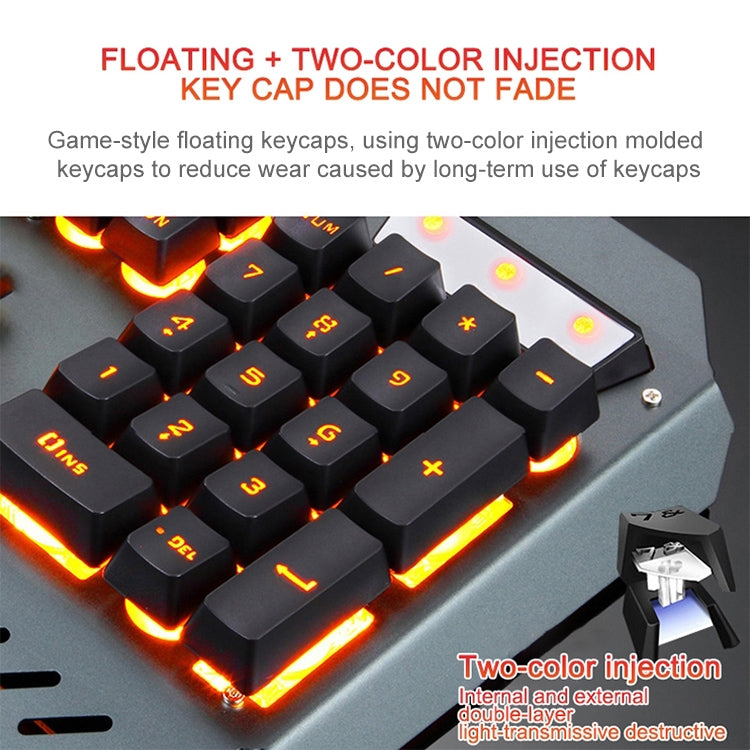 Lisslune | 618 Internet Cafe Game Manipulator Keyboard and Mouse Set, Cable Length: 1.6m (Black)