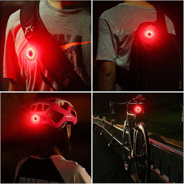 Lisslune | Bicycle Smart Sensor Brake Light USB Taillight Warning Light (Titan)
