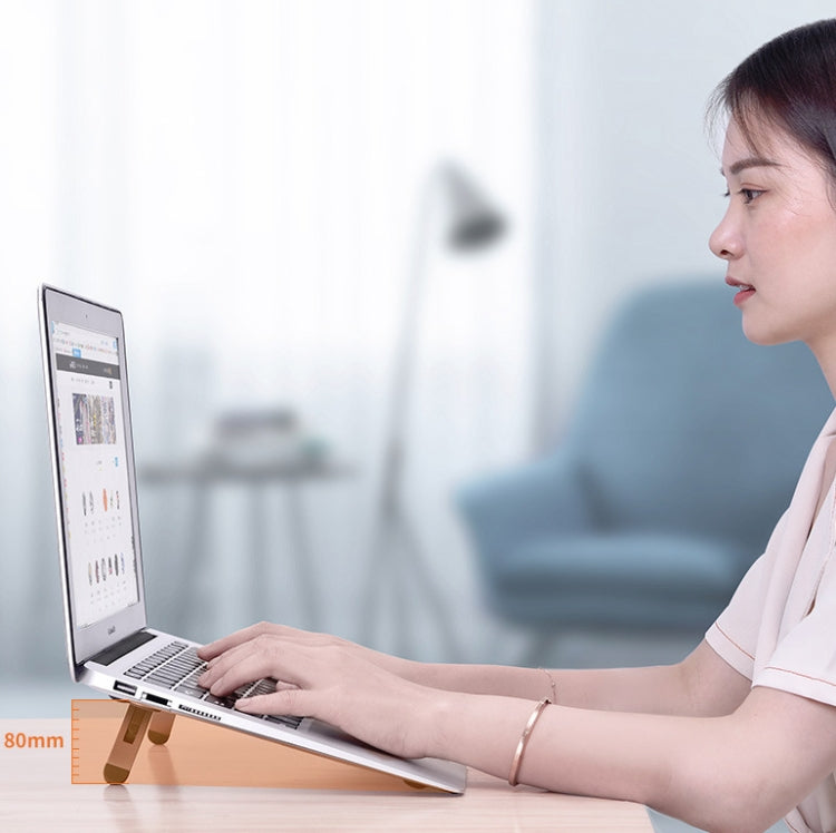 Lisslune | Oatsbasf Portable Storage Foldable Laptop Stand Height Adjustable Fan Heater (Gray)