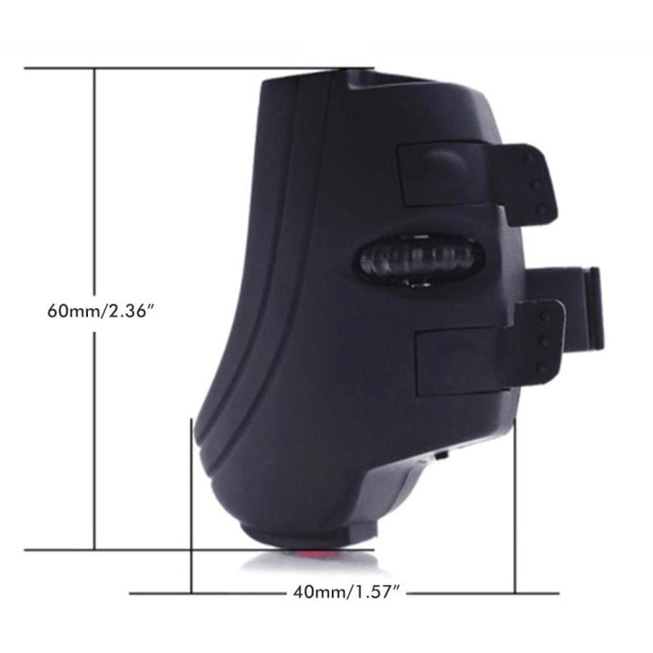 Lisslune | GM306 2.4GHz wireless finger lazy mouse with USB receiver (Black)
