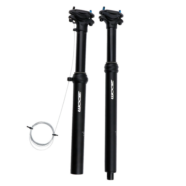 Lisslune | ZOOM Bike Cable Controlled Hydraulic Suspension Seatpost Mountain Bike Seat Post, Size: 30.9mm, Specification: 400mm Internal Routing