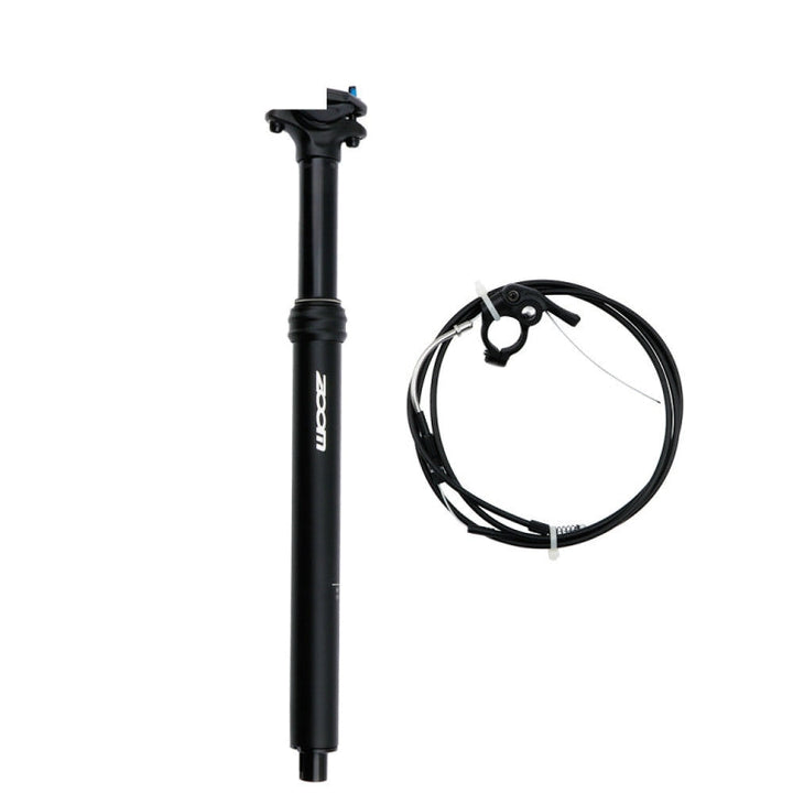 Lisslune | ZOOM Bike Cable Controlled Hydraulic Suspension Seatpost Mountain Bike Seat Post, Size: 30.9mm, Specification: 400mm Internal Routing