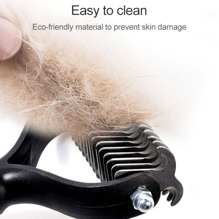 For hair care hair loss tool brush for dog pet cat (Blue)