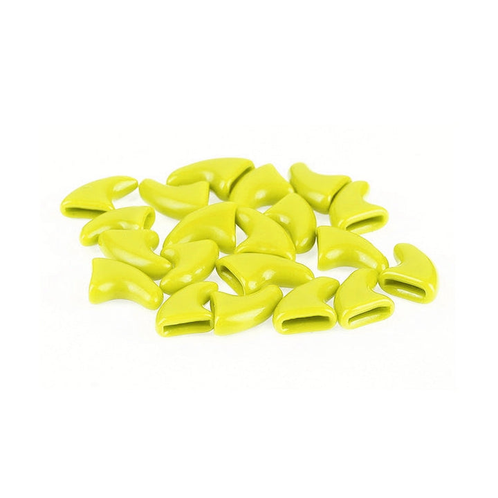 20 PIECES Silicone Soft Cat Claw Caps / Cat Paw Claws / Pet Nail Protection / Cat Nail Cover, Size: XS (Yellow)