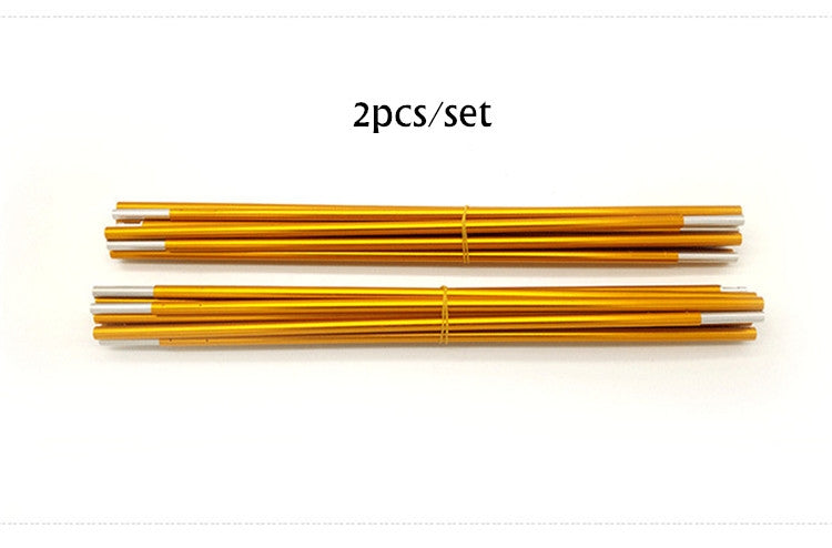 Lisslune | 2 Pieces Outdoor Camping Tent Poles Aluminum Alloy Tent Rods Tent Support Poles Tent Accessories