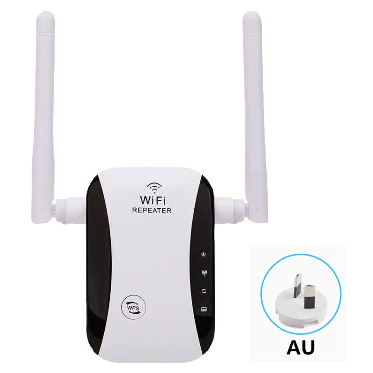 Lisslune | KP300T 300Mbps Home Mini Repeater WiFi Signal Booster Wireless Network Router, Plug Type: AU Plug