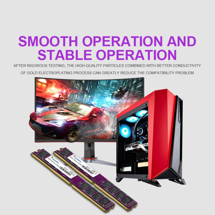 Lisslune | ADATA DDR4 2666 Desktop Computer Memory Module, Memory Capacity: 8GB
