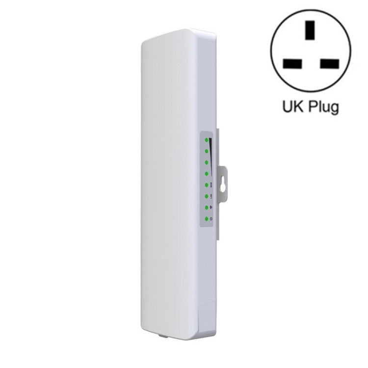 Lisslune | 2 PCS COMFAST E314n 300mbps Coverage 5 Kilometer Wifi Base Station Wireless Bridge, Plug Type: UK Plug