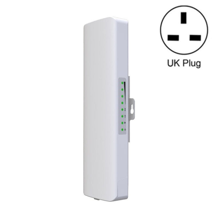 Lisslune | 2 PCS COMFAST E314n 300mbps Coverage 5 Kilometer Wifi Base Station Wireless Bridge, Plug Type: UK Plug