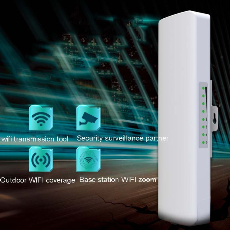 Lisslune | 2 PCS COMFAST E314n 300mbps Coverage 5 Kilometer Wifi Base Station Wireless Bridge, Plug Type: UK Plug