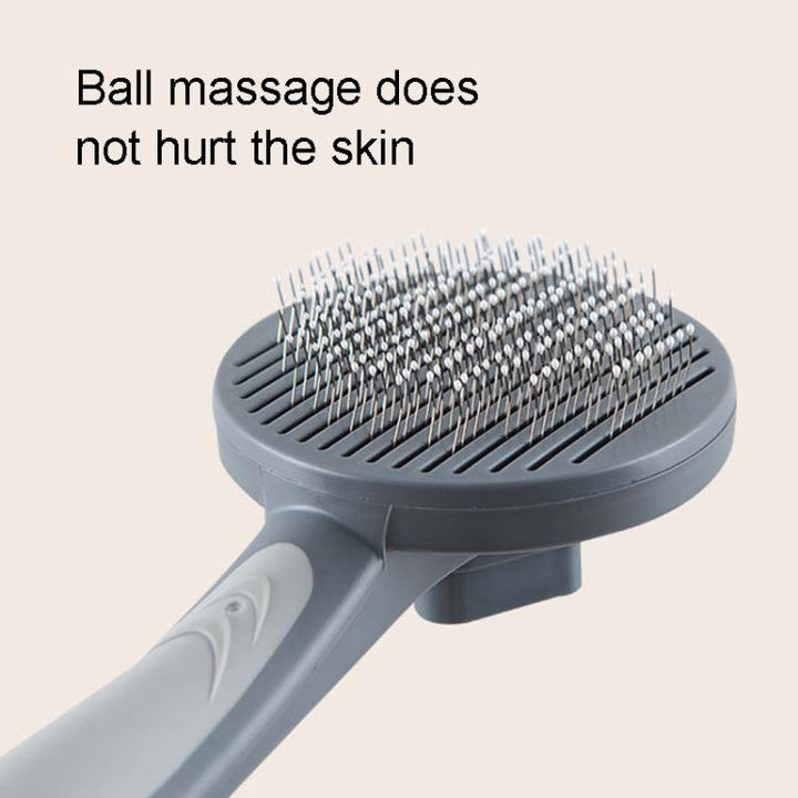 Pet Self-Cleaning Comb Cat Comb Dog Needle Comb Cat Hair Removal Comb Swimming Brush (Fresh Mint)