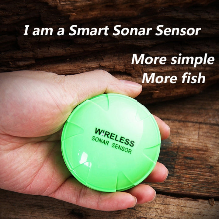 Lisslune | Fish Finder Wireless Mobile Phone Sonar Fish Finder APP Underwater Fish Finder Fishing Fishing Accessories (Green)